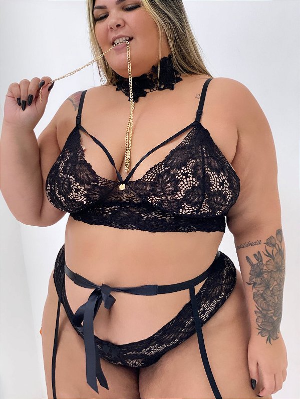 Conjunto Jasmim + Liga + Coleira de Gripir