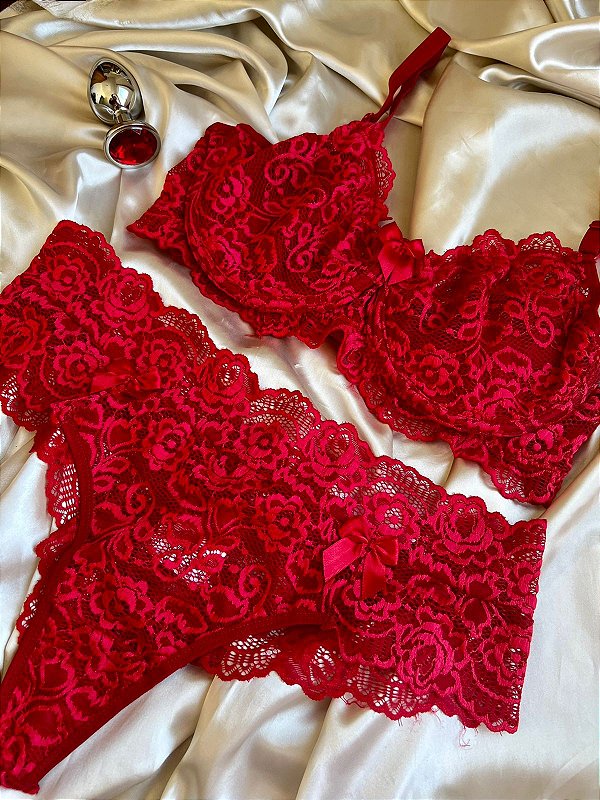 Conjunto New Essence Vermelho