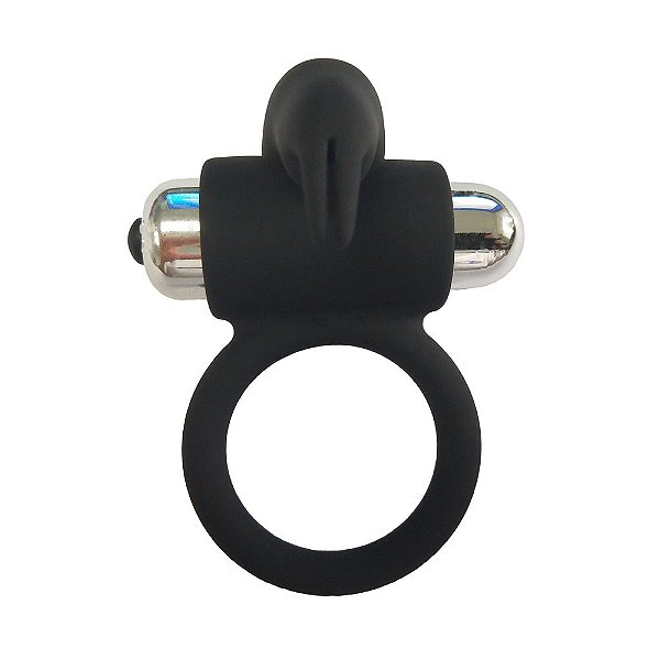 Anel Peniano feito em Silicone Cirúrgico e Cápsula vibratória de liga e desliga