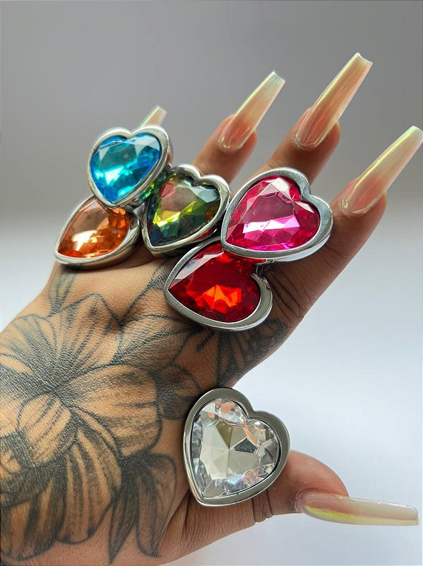 Plug Anal P formato de Coração