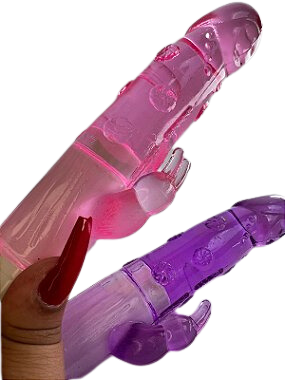 Vibrador Bastão com Capa Removível e Estimulador Clitoriano - YouVibe
