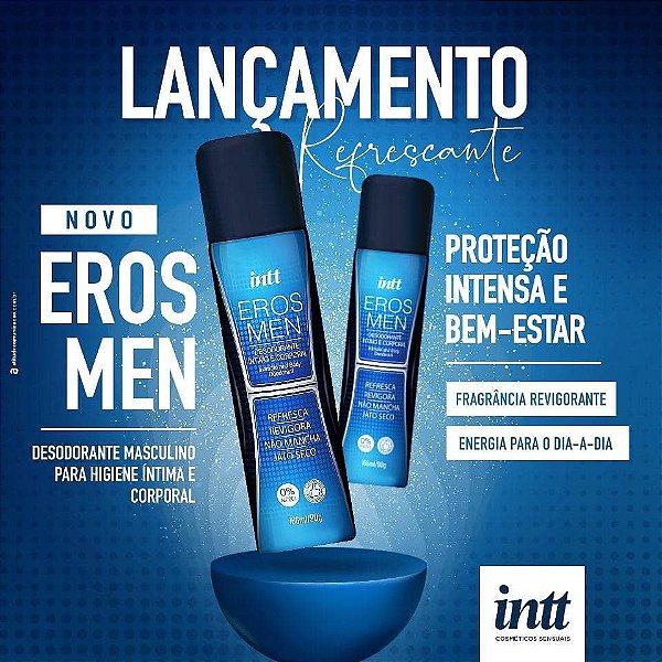 Desodorante intimo  masculino Eros Men - Intt