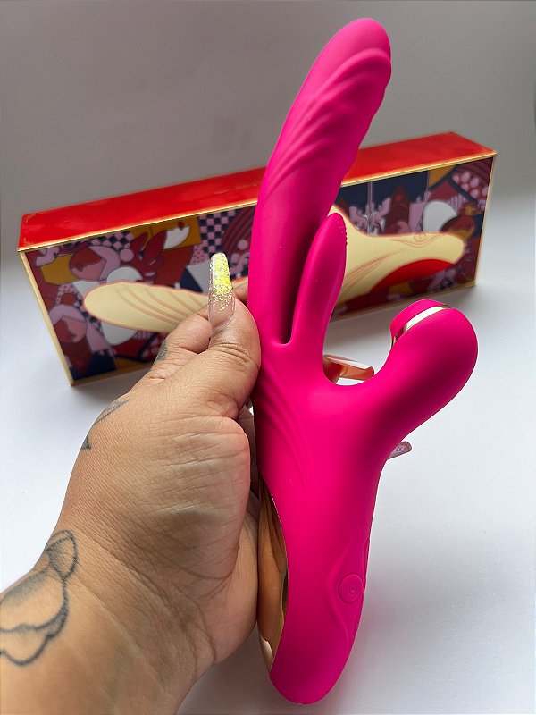 Vibrador Recarregável Prazer 3x Mais Prazer