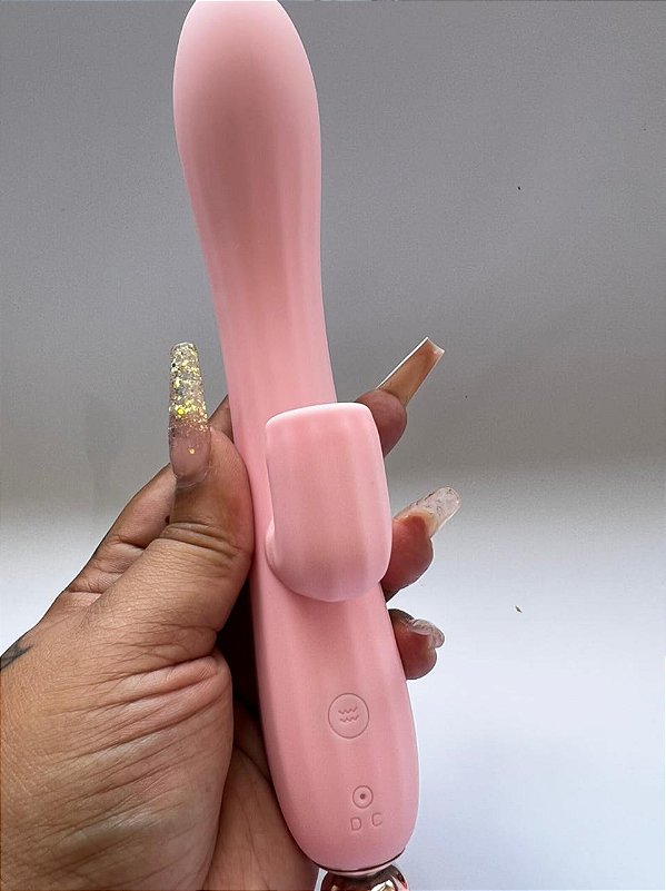 Emily - Vibrador de Ponto G e com sugador de Clitóris Recarregável