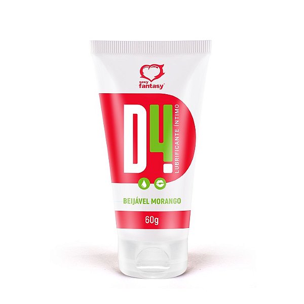 D4 Lubrificante Morango 60g