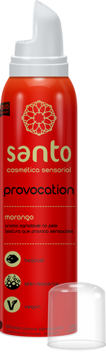 Mousse Corporal Efervescente Provocation Morango - Santo