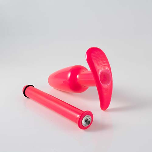 Plug Anal Splash Rosa Neon - HARD