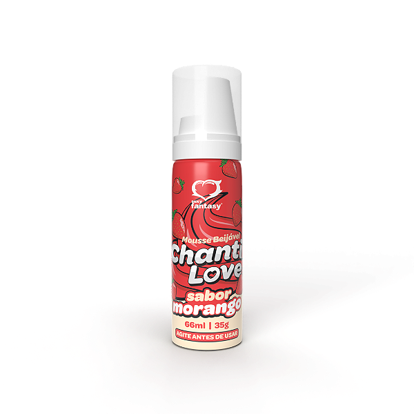 Chanti Love Mousse Beijável Sabor Morango