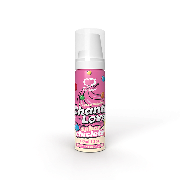 Chanti Love Mousse Beijável Sabor Chiclete
