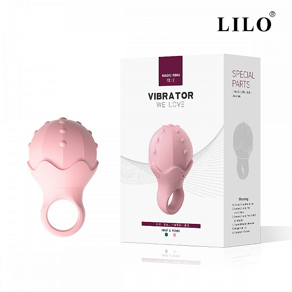 Estimulador de Clitóris Recarregável Anel Magic Ring - Lilo