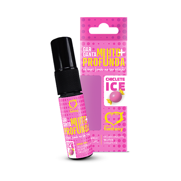 Garganta Muito+ Profunda Spray Dessensibilizante Beijável Chiclete Ice