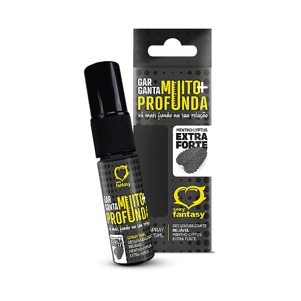 Garganta Muito+ Profunda Spray Dessensibilizante Beijável Mentho-lyptos Extra Forte