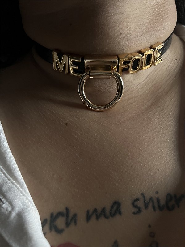 Coleira Personalizável em Couro