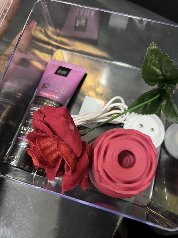 Kit as Rosas não falam - Rosa Sugadora + Lub. Babalub