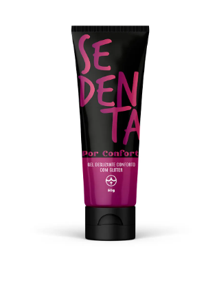 SEDENTA POR CONFORTO - GEL DESLIZANTE COMESTÍVEL COM GLITTER - 50G