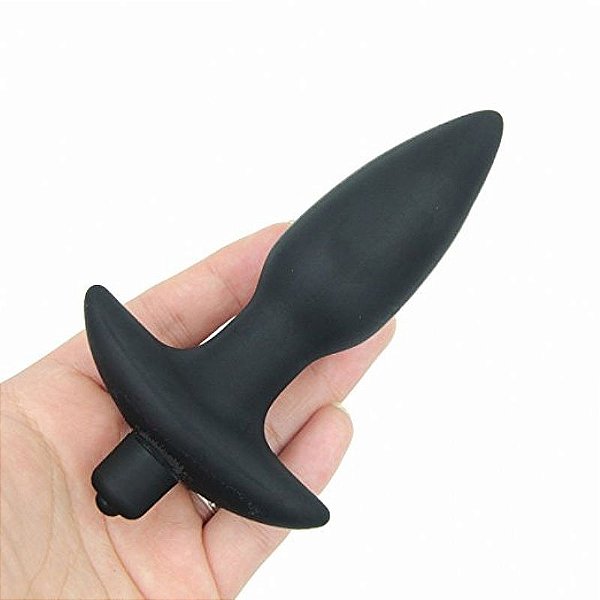 Plug Anal com vibrador A Pilha
