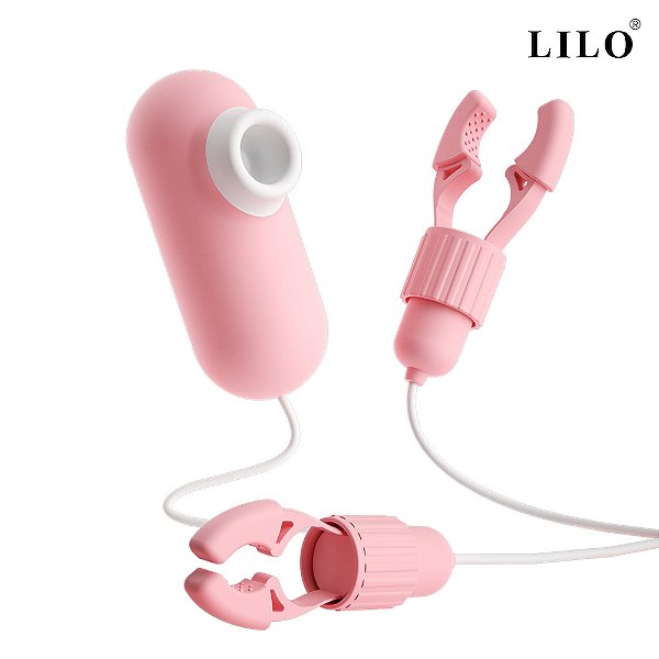 Prendedores de Mamilos de Pressão com Cápsula vibratória e Com mais um Sugador