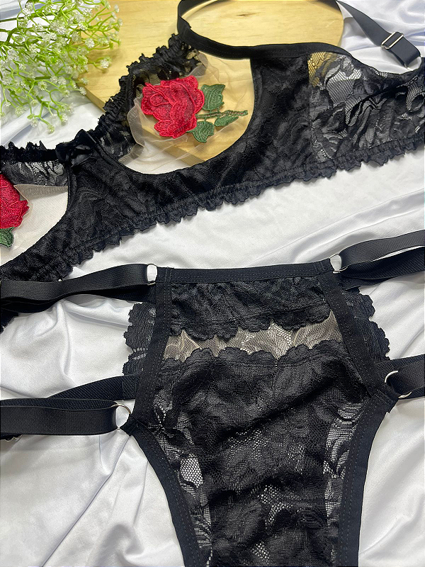 Conjunto de Tule Flower