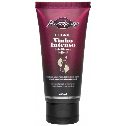 LUBME LUBRIFICANTE VINHO INTENSO BEIJÁVEL 60ML PROVOKE-ME