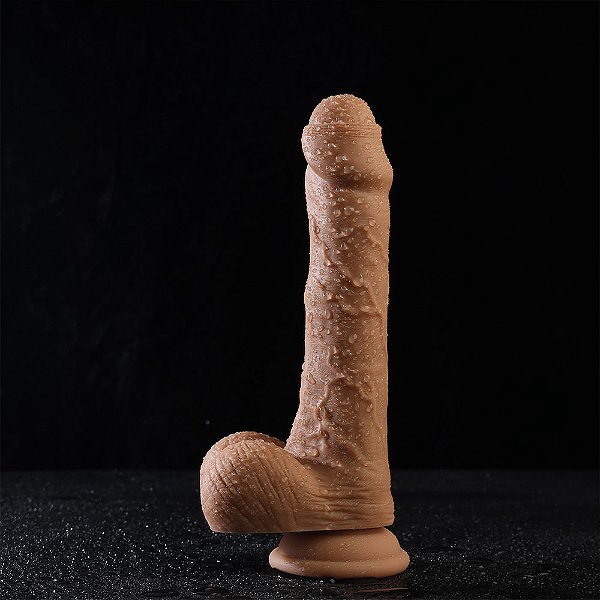 Chefão - Pênis com controle remoto recarregável com 7 modos de vibração e 7 modos de vai e vem