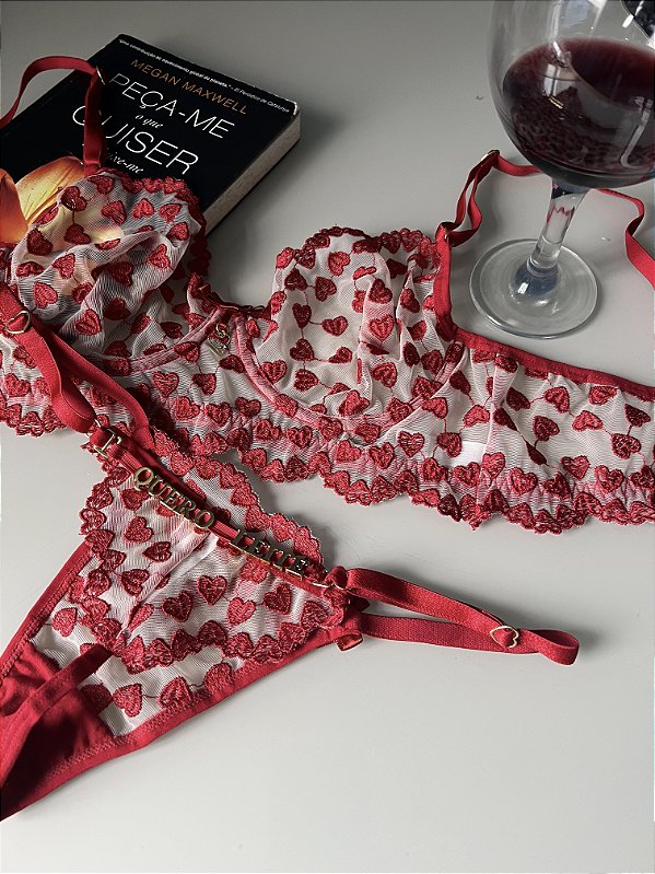 Conjunto Lulu Tule Coração