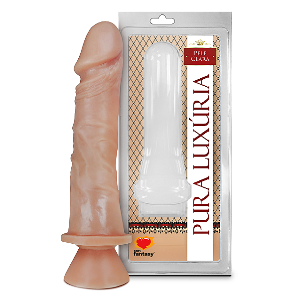Prótese Realística com Ventosa de 18cm x 4,4cm