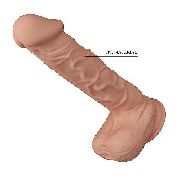 Rafael - Prótese realística com escroto 4,8x26cm - 19cm Penetráveis - BAILE