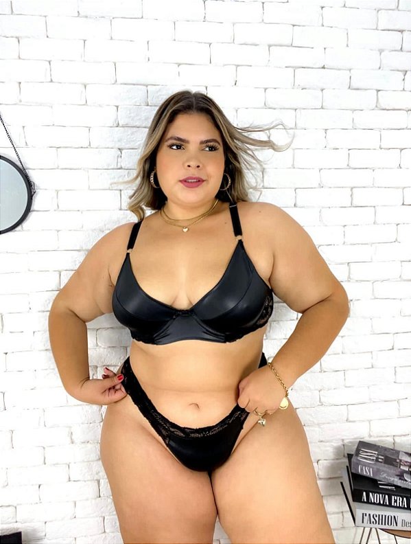 Conjunto Kelly Plus - Calcinha + Sutiã