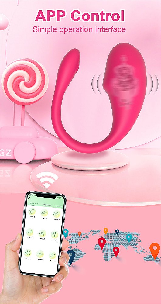 Vibrador Abel Controlador Por App