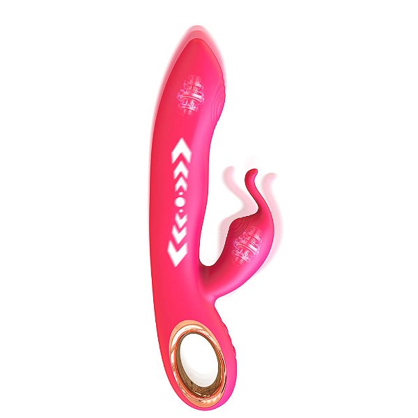 Vibrador Rabbit Vai e Vem Recarregável com 10 Modos de Vibração - Riven - YOUVIBE