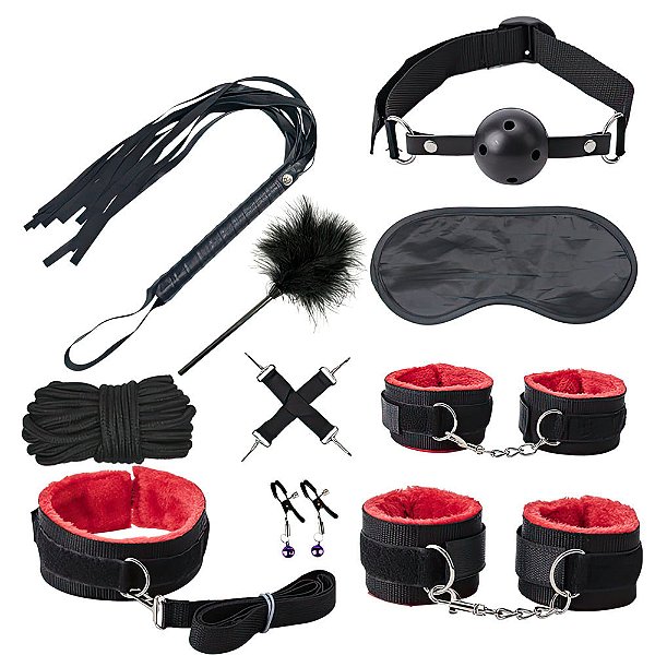Kit Sado Bondage com 10 Produtos - YOUVIBE
