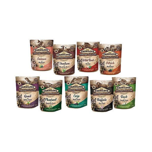 ALIMENTO ÚMIDO CARNILOVE CÃES - POUCH 300G