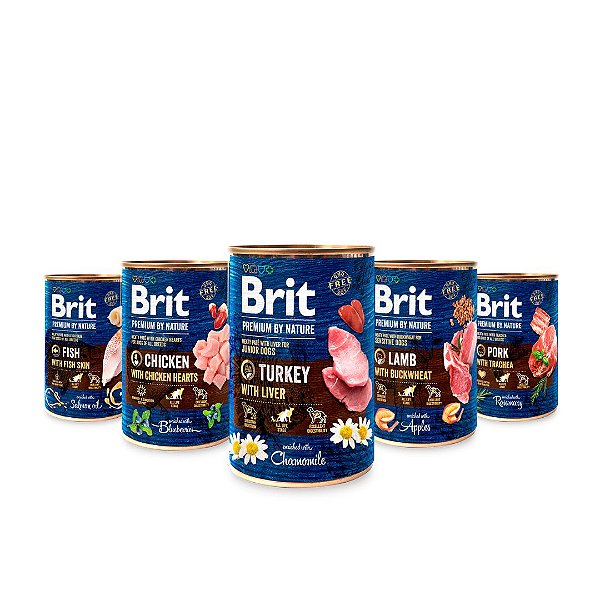 ALIMENTO ÚMIDO BRIT CÃES - PREMIUM BY NATURE 400G
