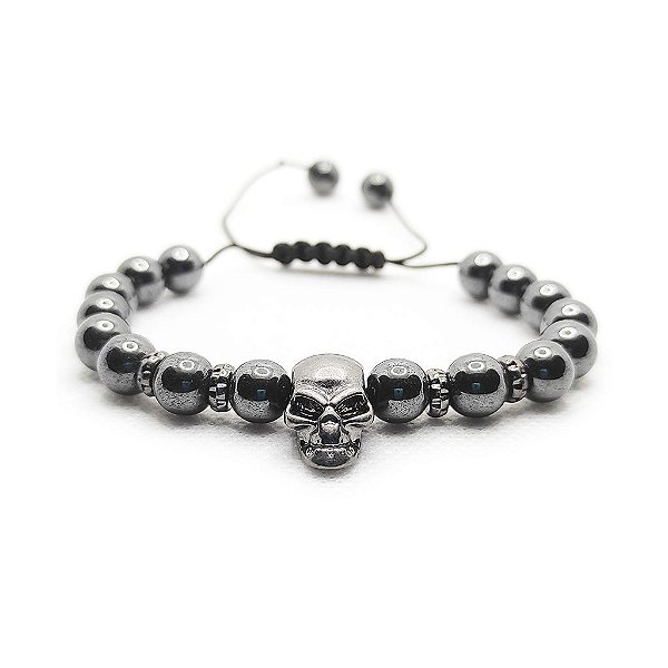 Pulseira de Pedras Naturais - Titanium