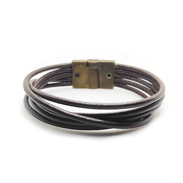 Pulseira de Couro Classic - Minimmol Brown