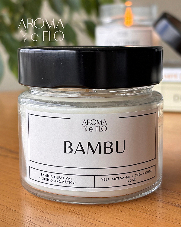 Vela aromática Bambu