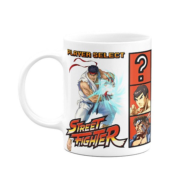 Caneca Gamer - Street Fighter Play Select