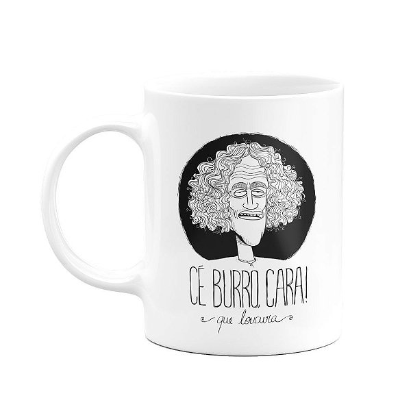 Caneca Divertida - Cê burro, cara