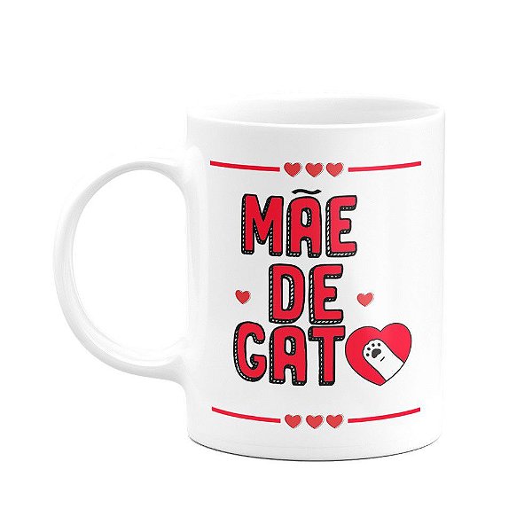 Caneca Pets - Mãe de gato