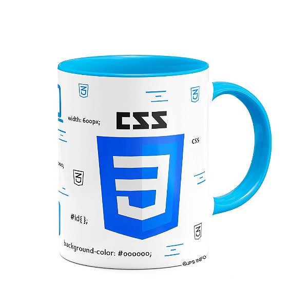 Caneca Dev CSS - B-blue