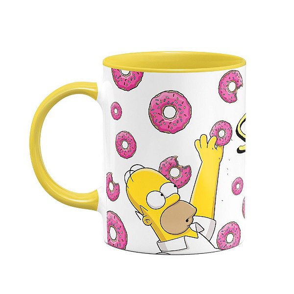 Caneca Simpsons - Homer Donuts