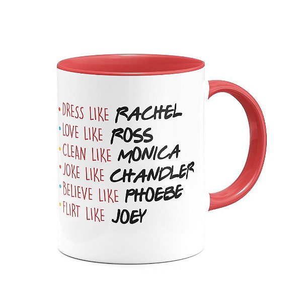 Caneca Like Friends B-red