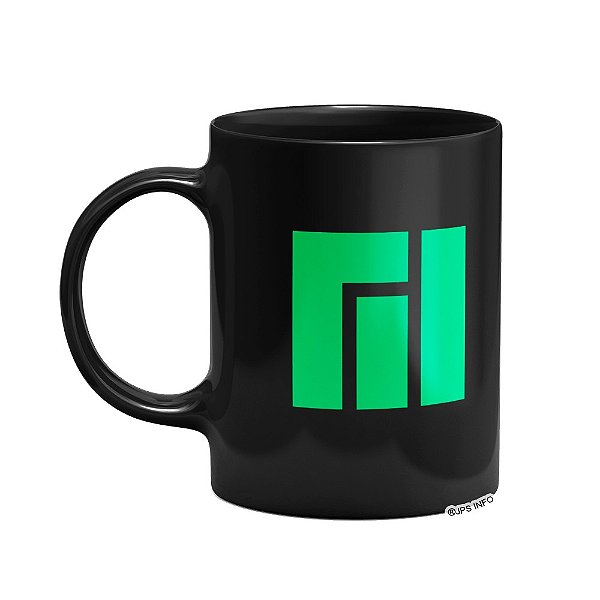 Caneca Linux Manjaro Preta