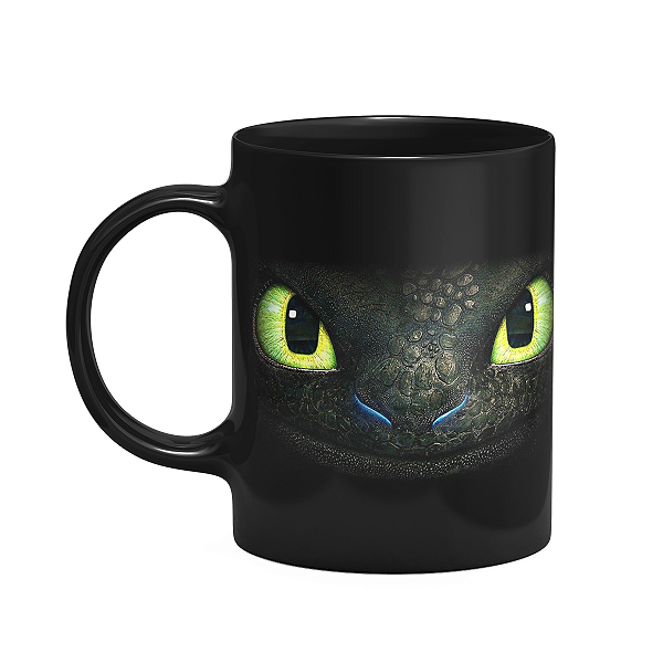 Caneca Banguela como treinar seu dragão - preta
