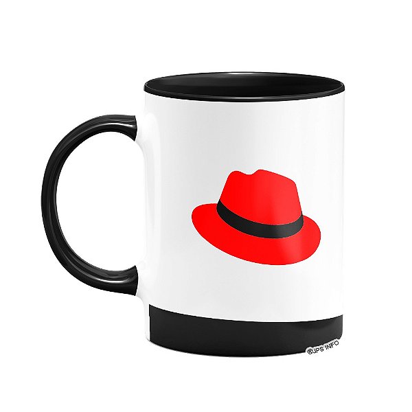 Caneca B-black Linux Red Hat
