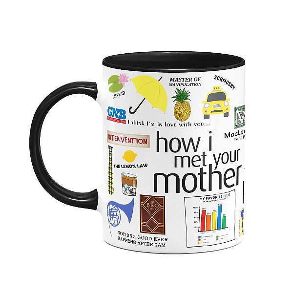 Caneca How I Met Your Mother - B-black