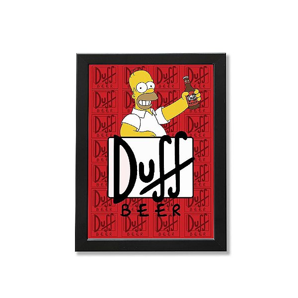 Quadro A4 - Homer Simpson Duff