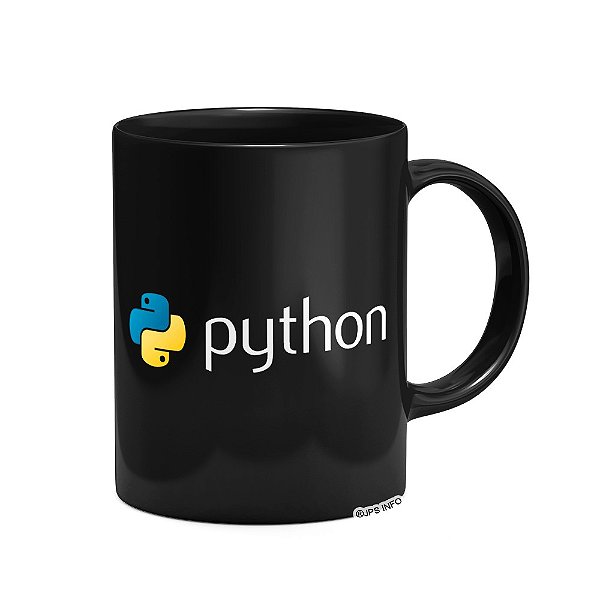 Caneca Dev Python Preta (Saldo)
