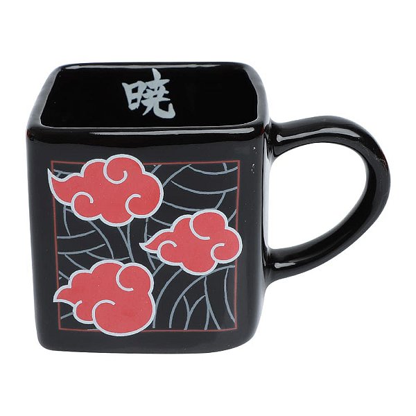 Caneca Naruto Akatsuki Nuvens 300ml - Loja Life Geek