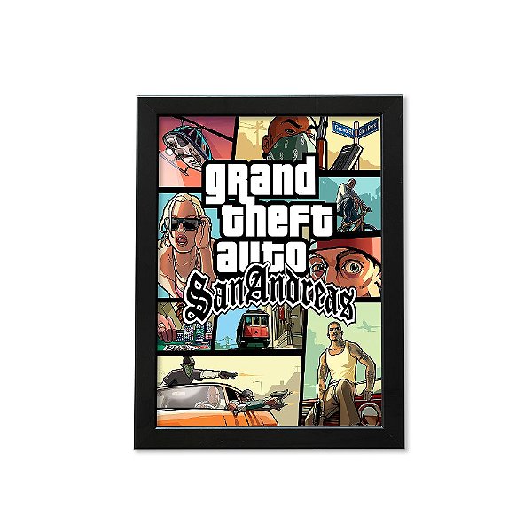 Quadro  A4 - GTA Grand Theft Auto - San Andreas